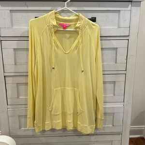 EUC Wore Once! Cassi Lilly pullover. Beautiful yellow